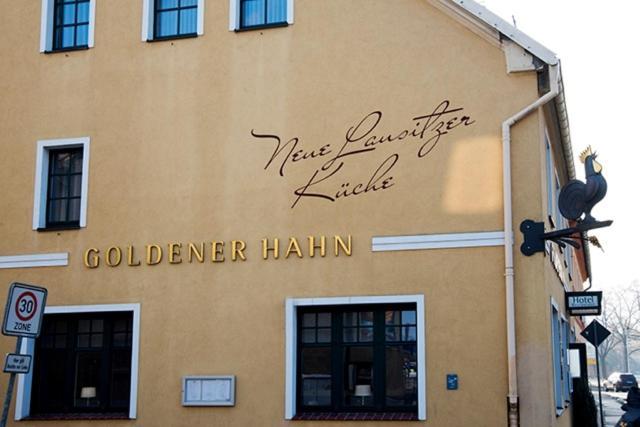 Gasthof Goldener Hahn Finsterwalde Buitenkant foto